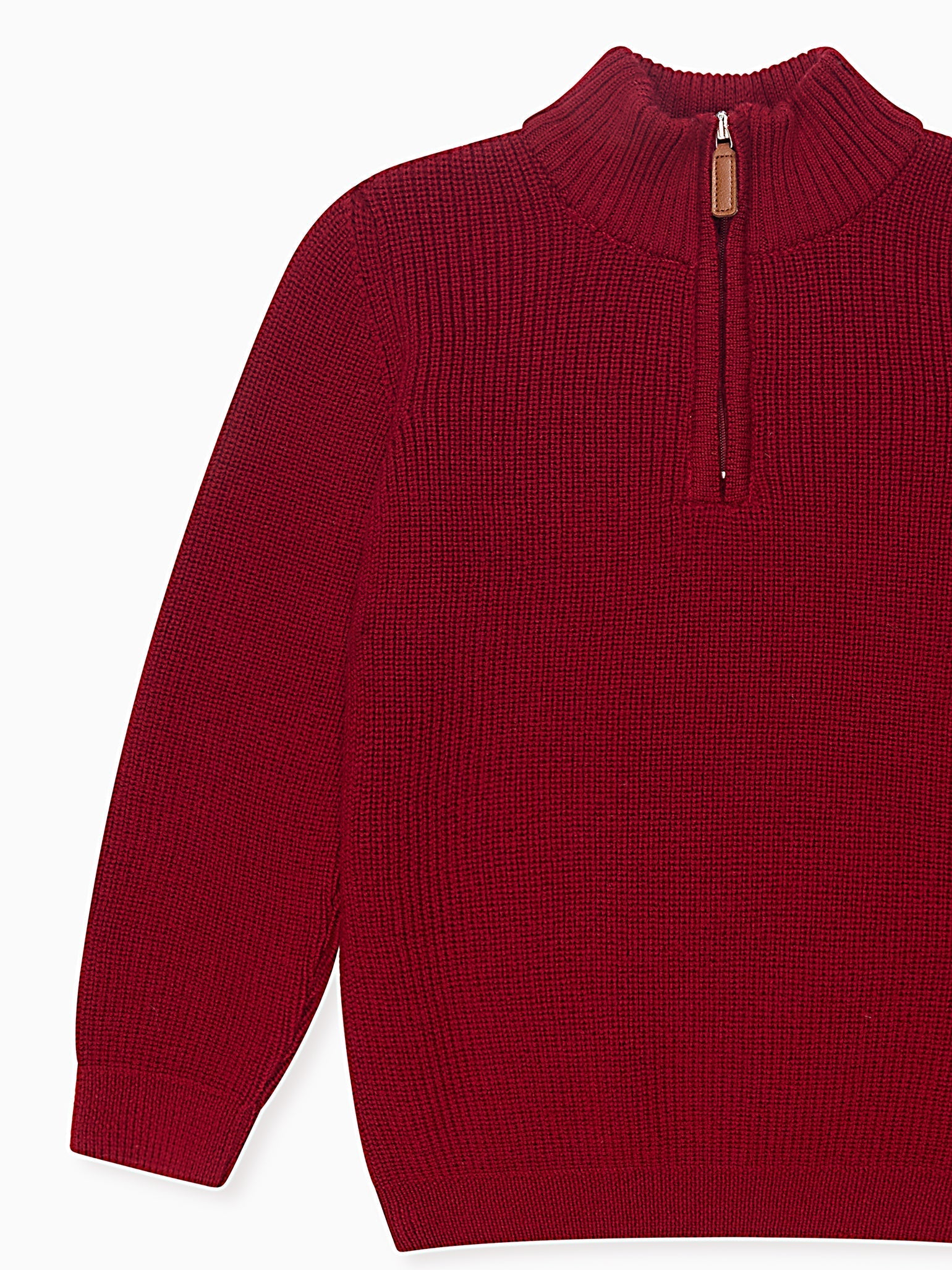 Burgundy Sonny Merino Boy Jumper