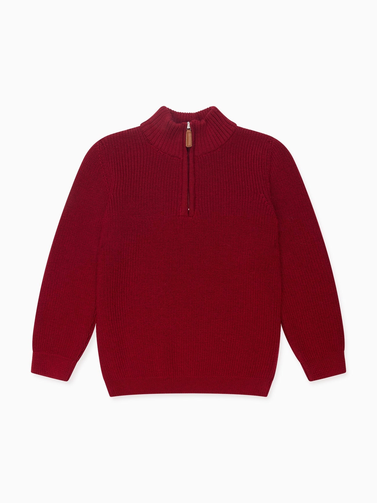 Burgundy Sonny Merino Boy Jumper