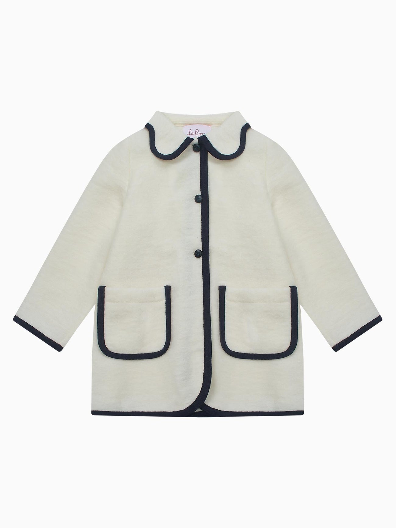 Ivory Sophia Girl Coat
