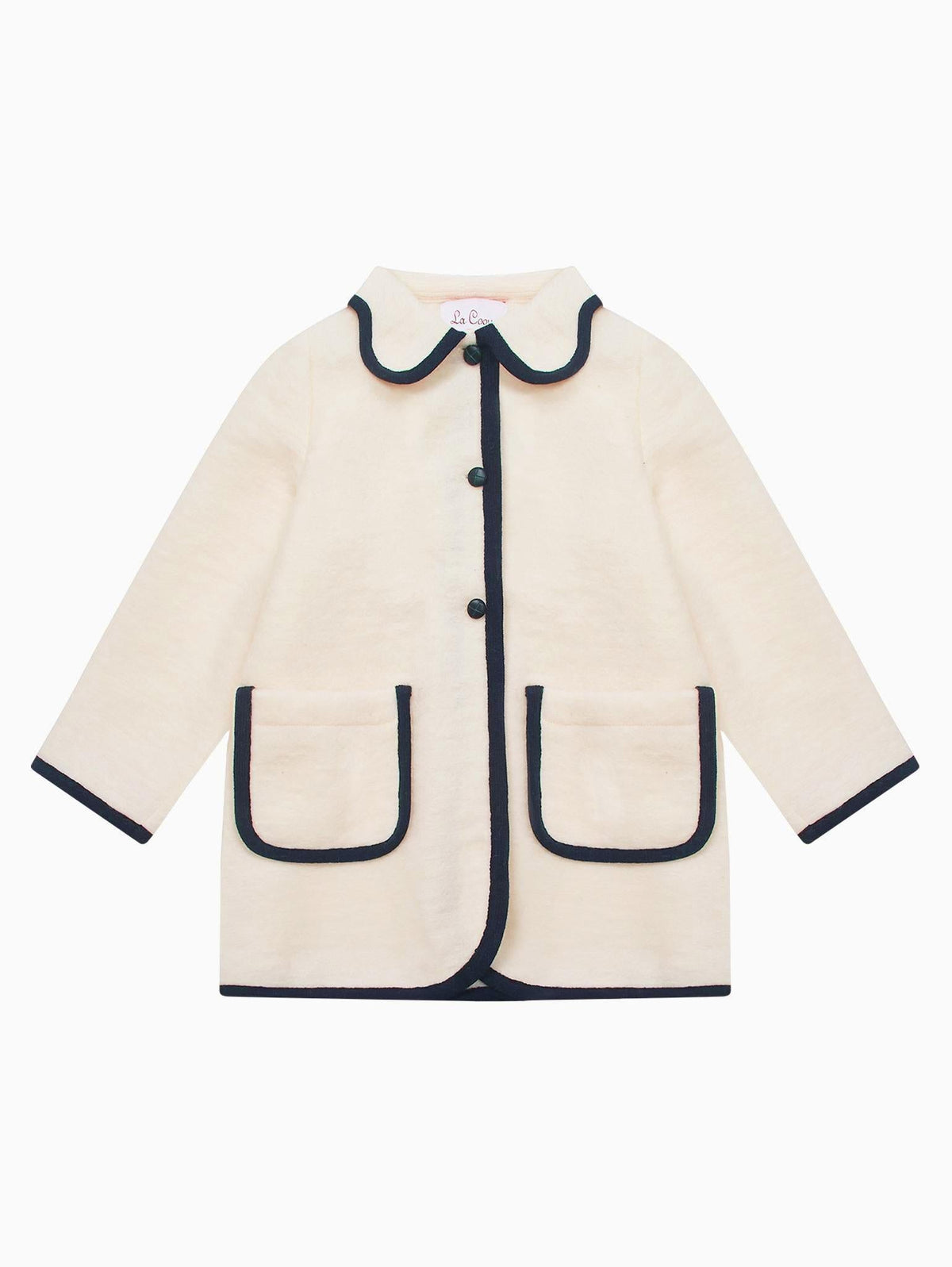 Ivory Sophia Girl Coat