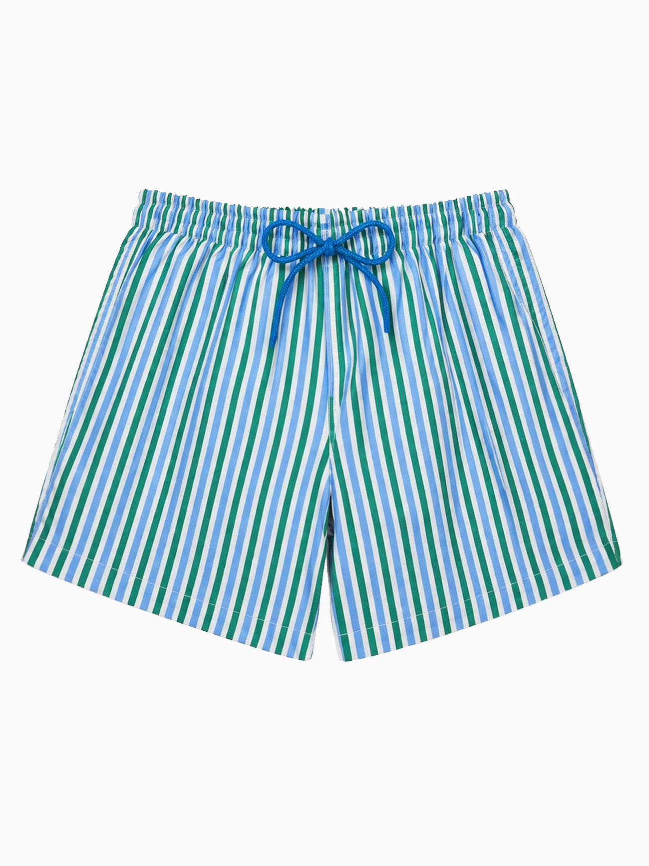 Green Stripe Bravo Boy Swim Short