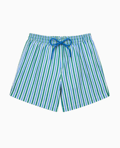 Green Stripe Bravo Baby Boy Swim Short