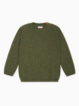 Olive Bromo Merino Boy Jumper