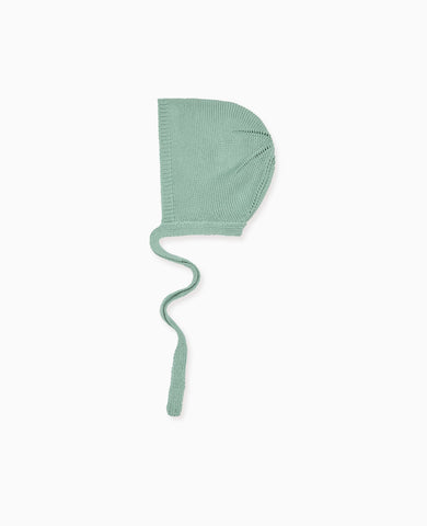 Sage Teo Cotton Baby Knitted Bonnet