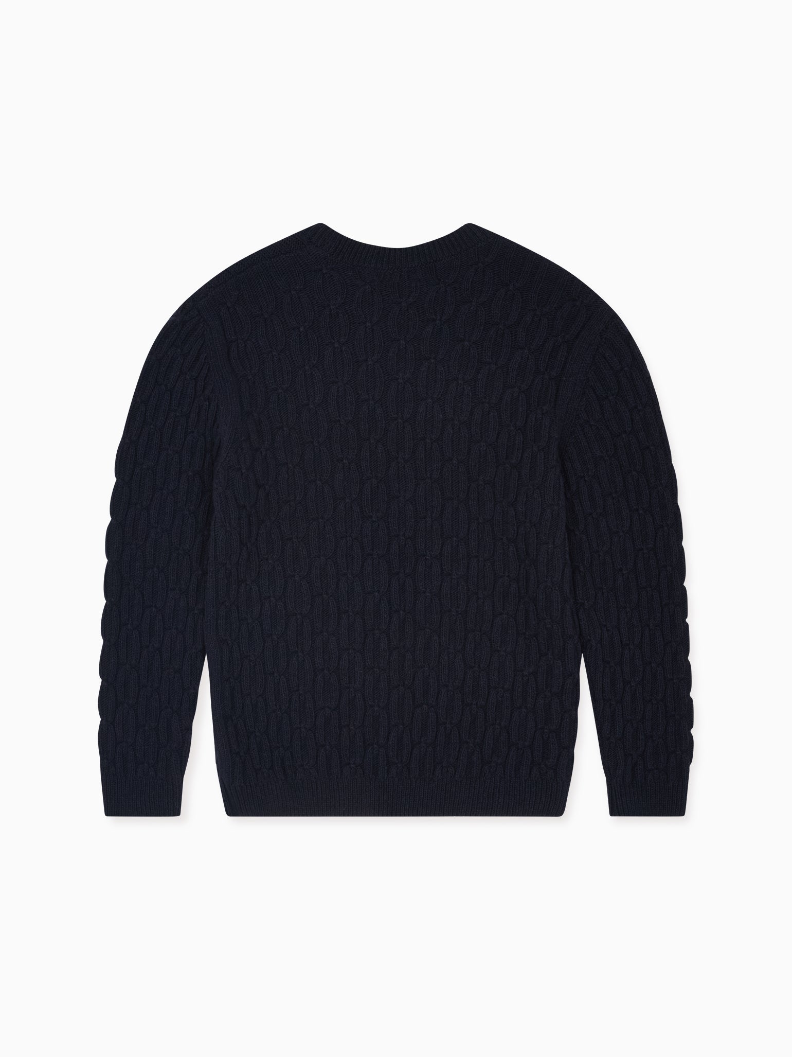 Navy Teo Merino Kids Jumper