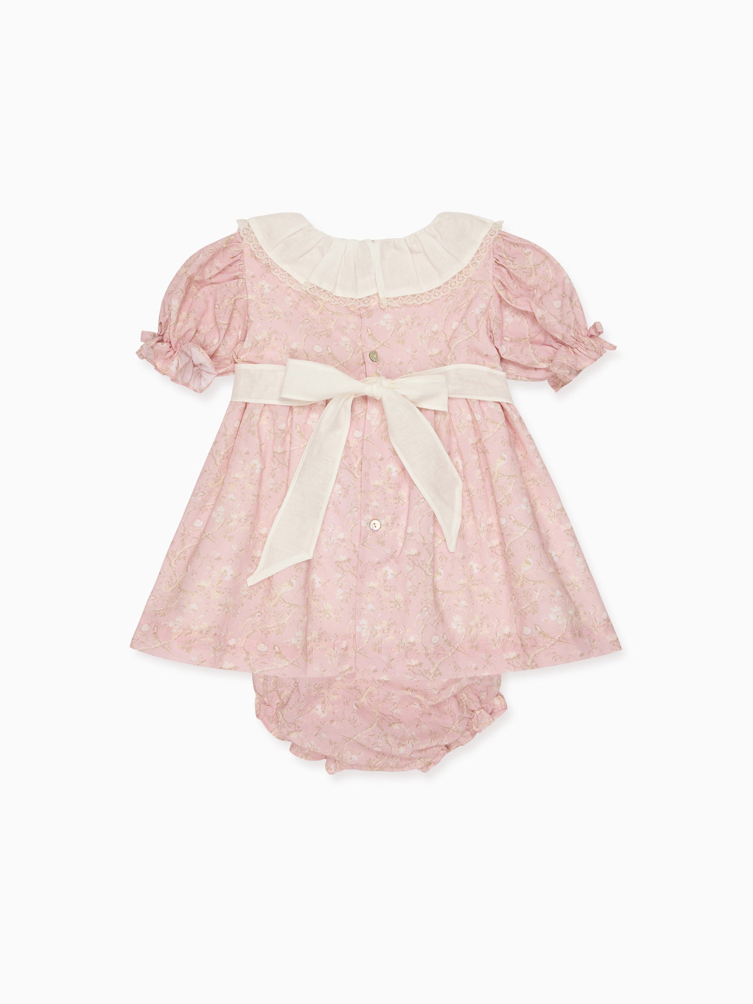 Amara Girl Dress & Teresa Baby Set Outfit Bundle