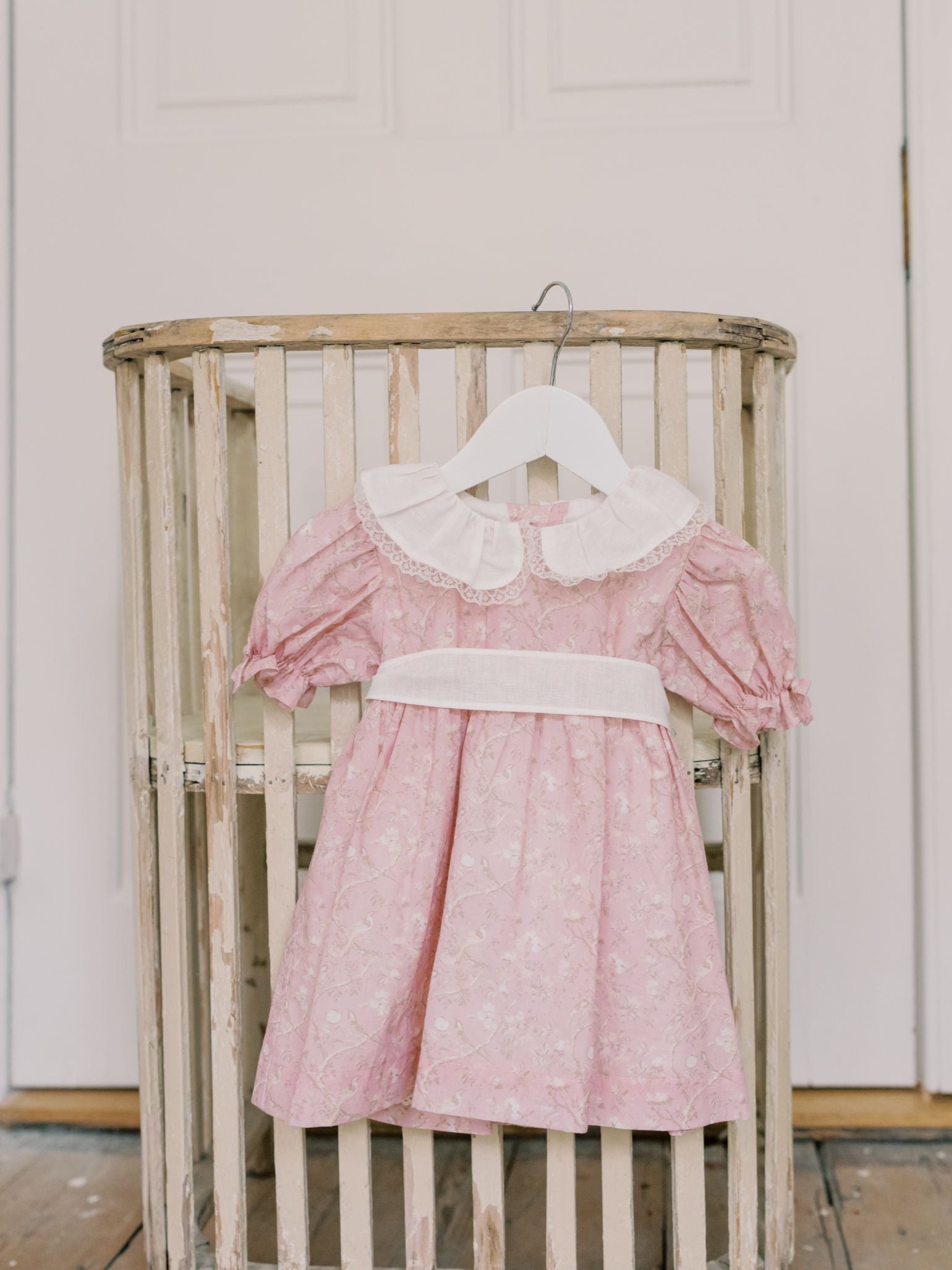 Amara Girl Dress & Teresa Baby Set Outfit Bundle