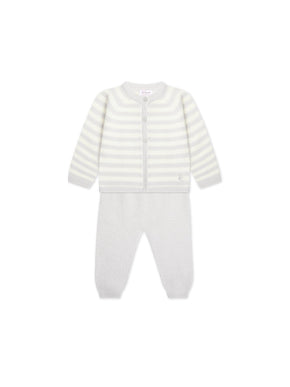 Light Grey Tiago Cashmere Baby Set
