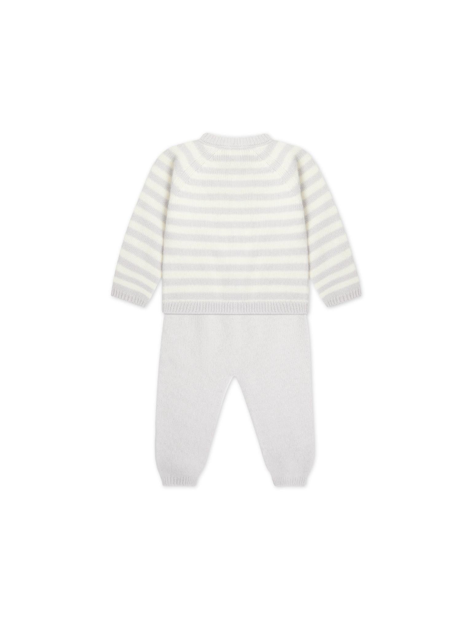 Light Grey Tiago Cashmere Baby Set