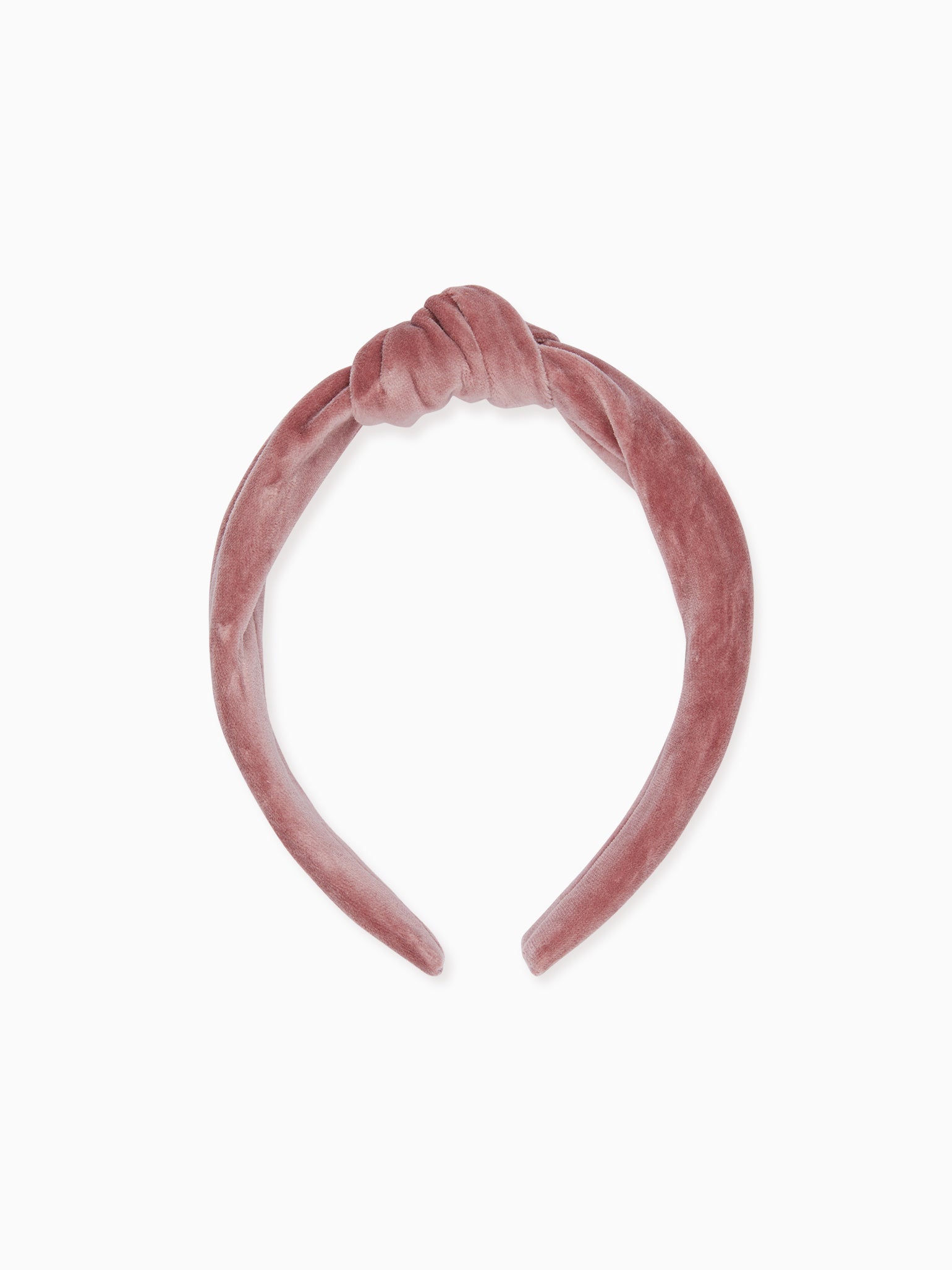 Pink Velvet Top Knot Girl Headband