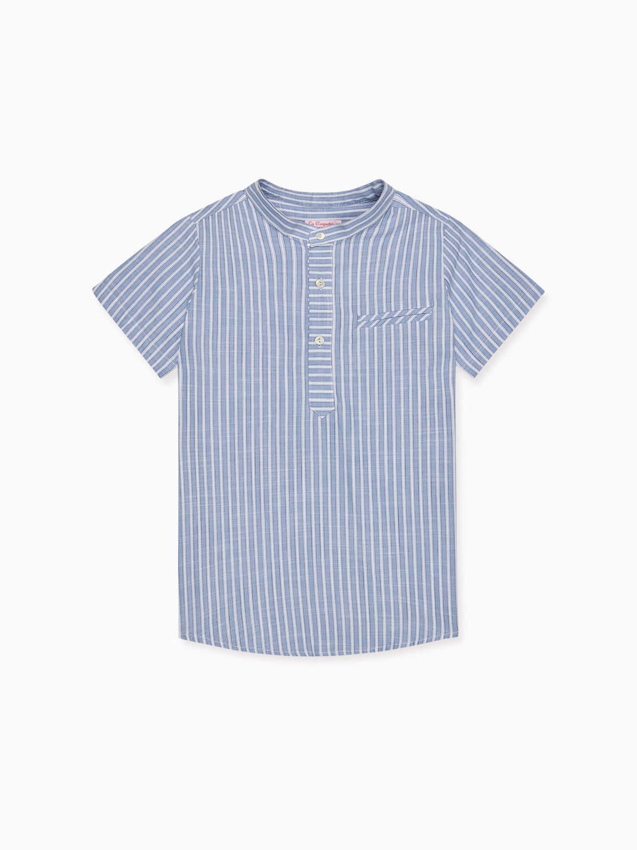 Blue Stripe Arcos Boy Shirt