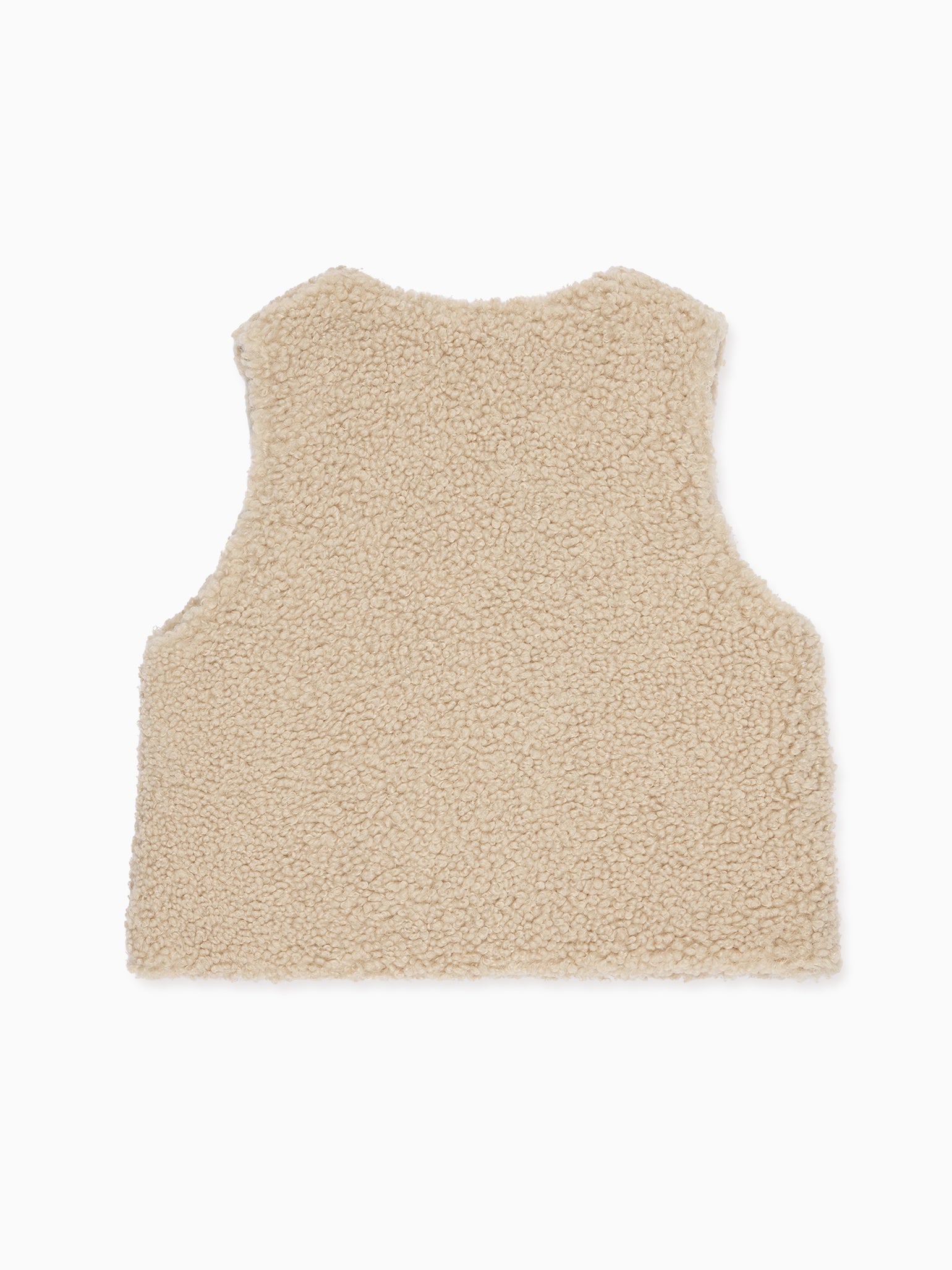 Oatmeal Valentina Girl Vest