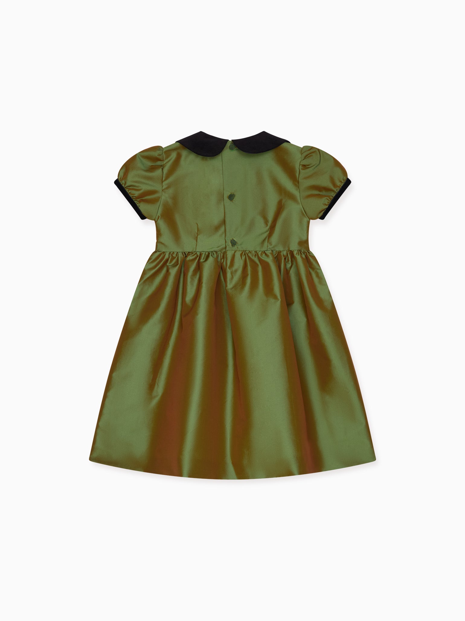 Olive Valentina Taffeta Girl Dress