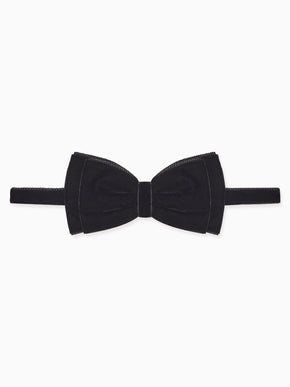 Black Velvet Boy Bow Tie