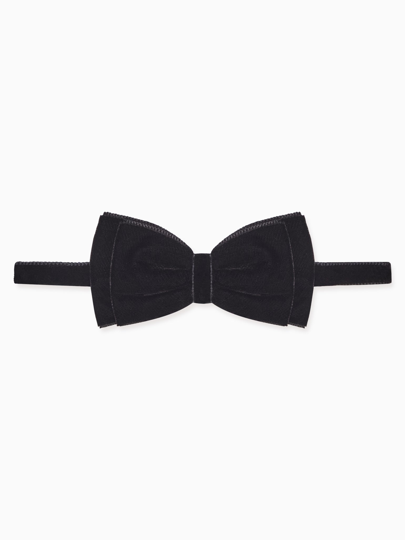 Black Velvet Boy Bow Tie