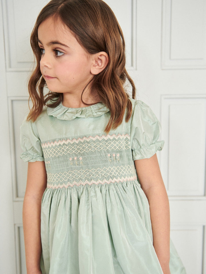 Green Dresses for Girls | La Coqueta Kids Green Dresses for Girls | La Coqueta Kids