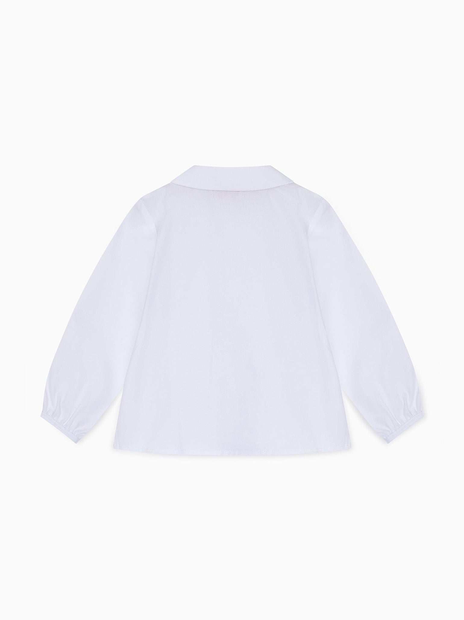 White Bara Long Sleeve Baby Shirt