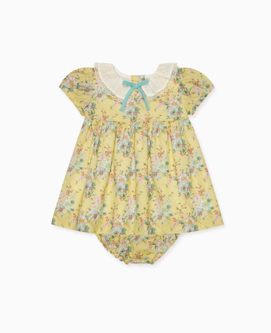 Yellow Floral Willow Baby Girl Set