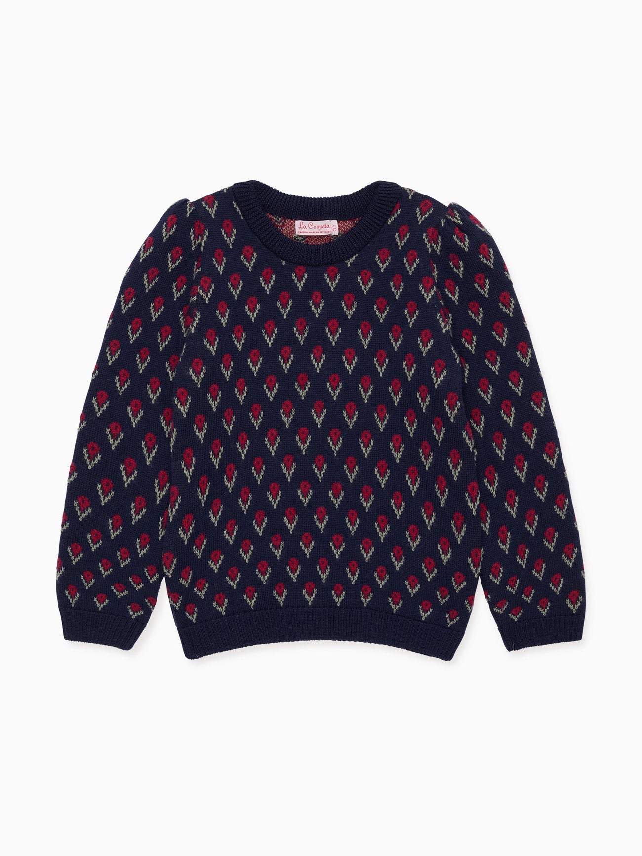 Navy Yara Merino Girl Sweater