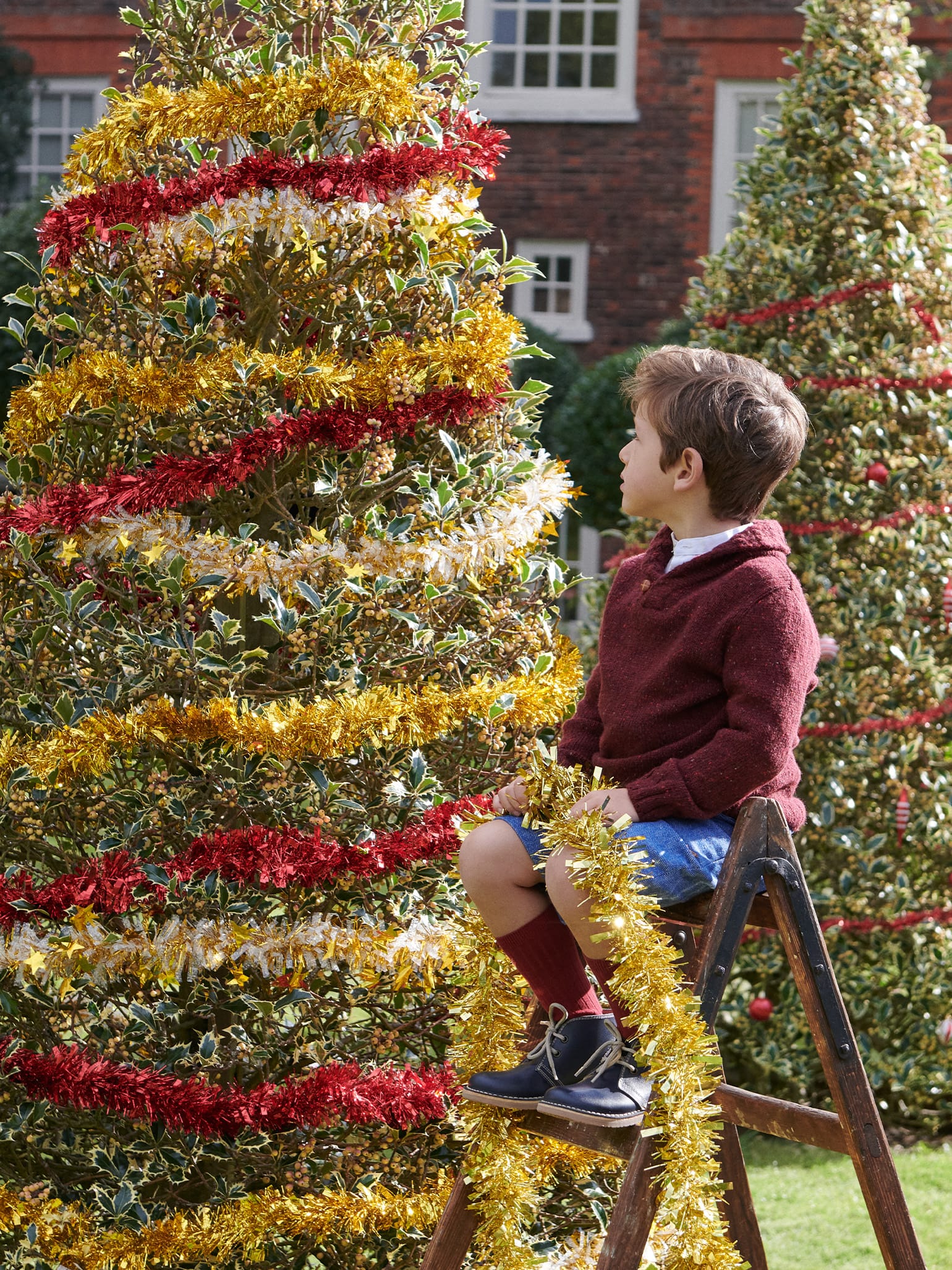 Burgundy Goyo Merino Boy Sweater