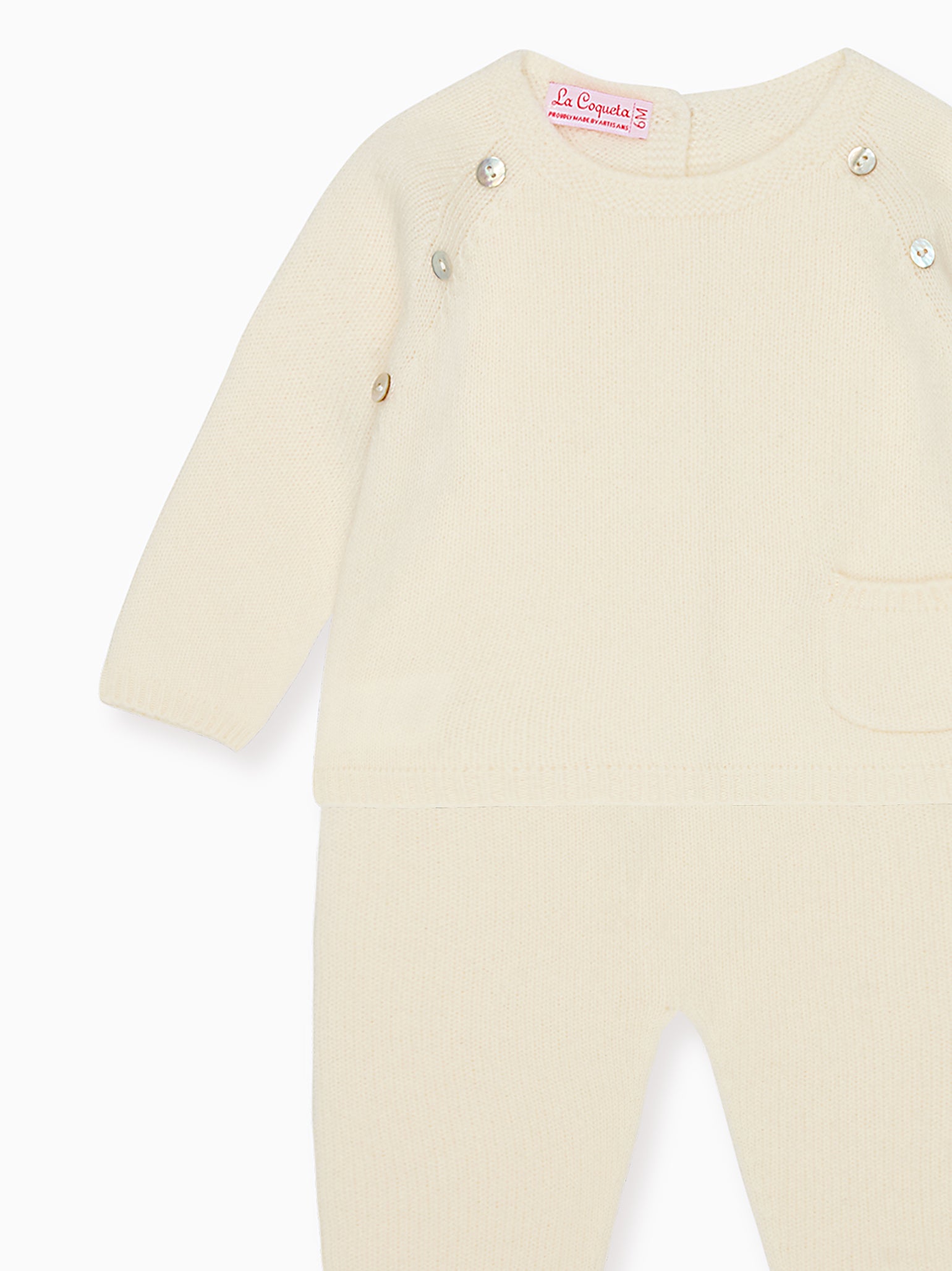 Ivory Zoraida Cashmere Baby Set