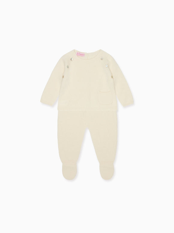 Ivory Zoraida Cashmere Baby Set