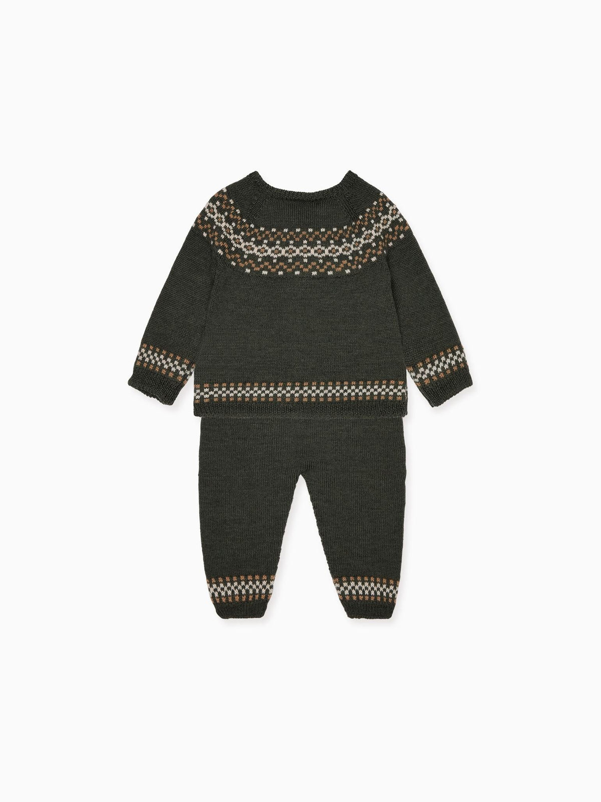 Olive Ramiro Merino Fair Isle Baby Knitted Gift Box Set
