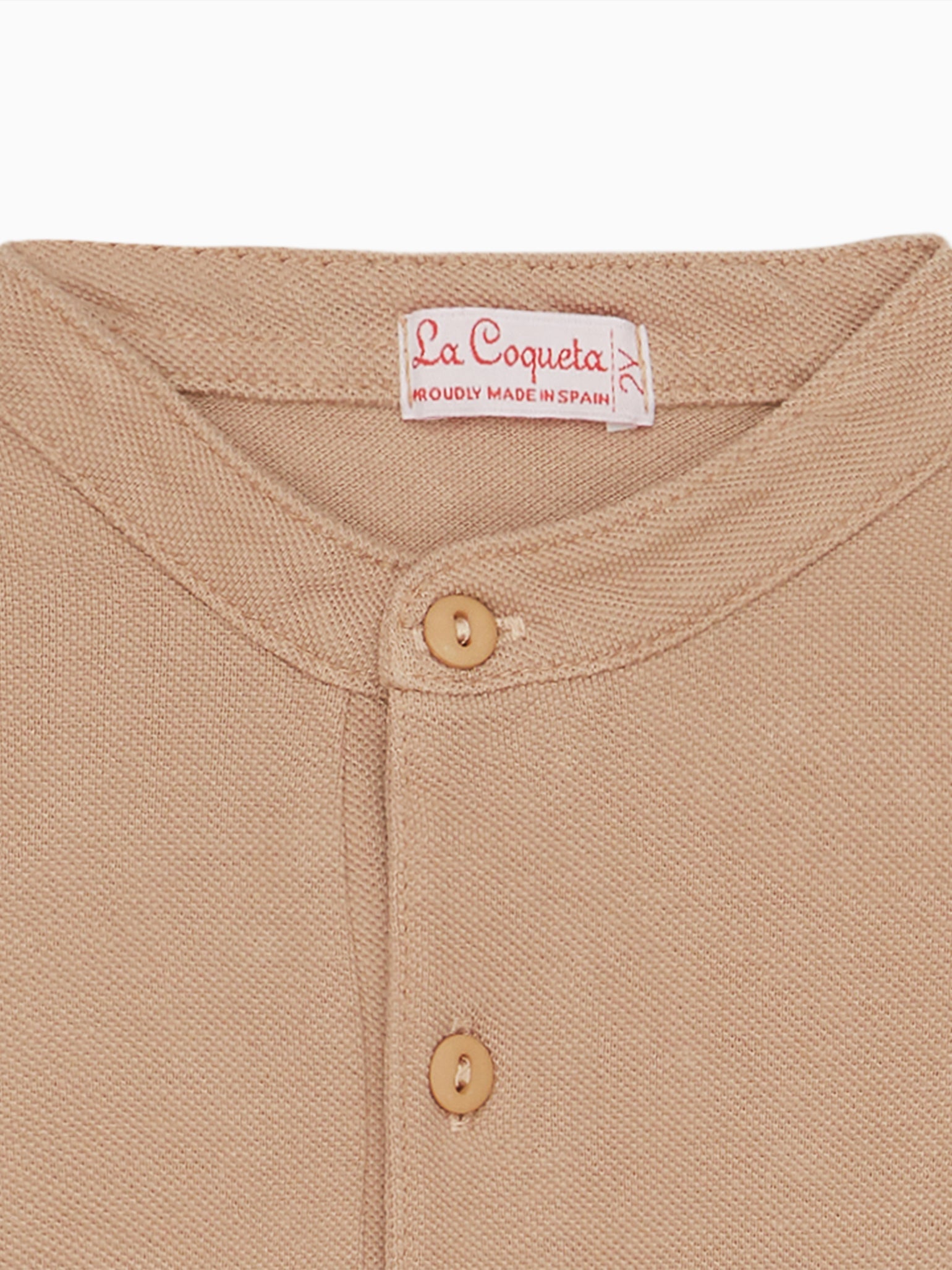 Camel Alcomo Long Sleeve Kids Polo Shirt