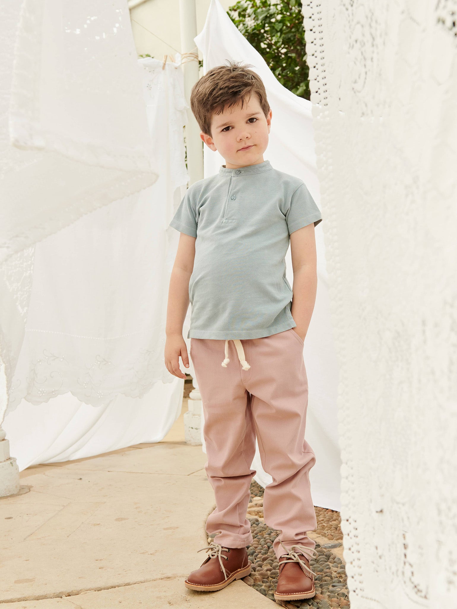 Pink Andreas Kids Pants