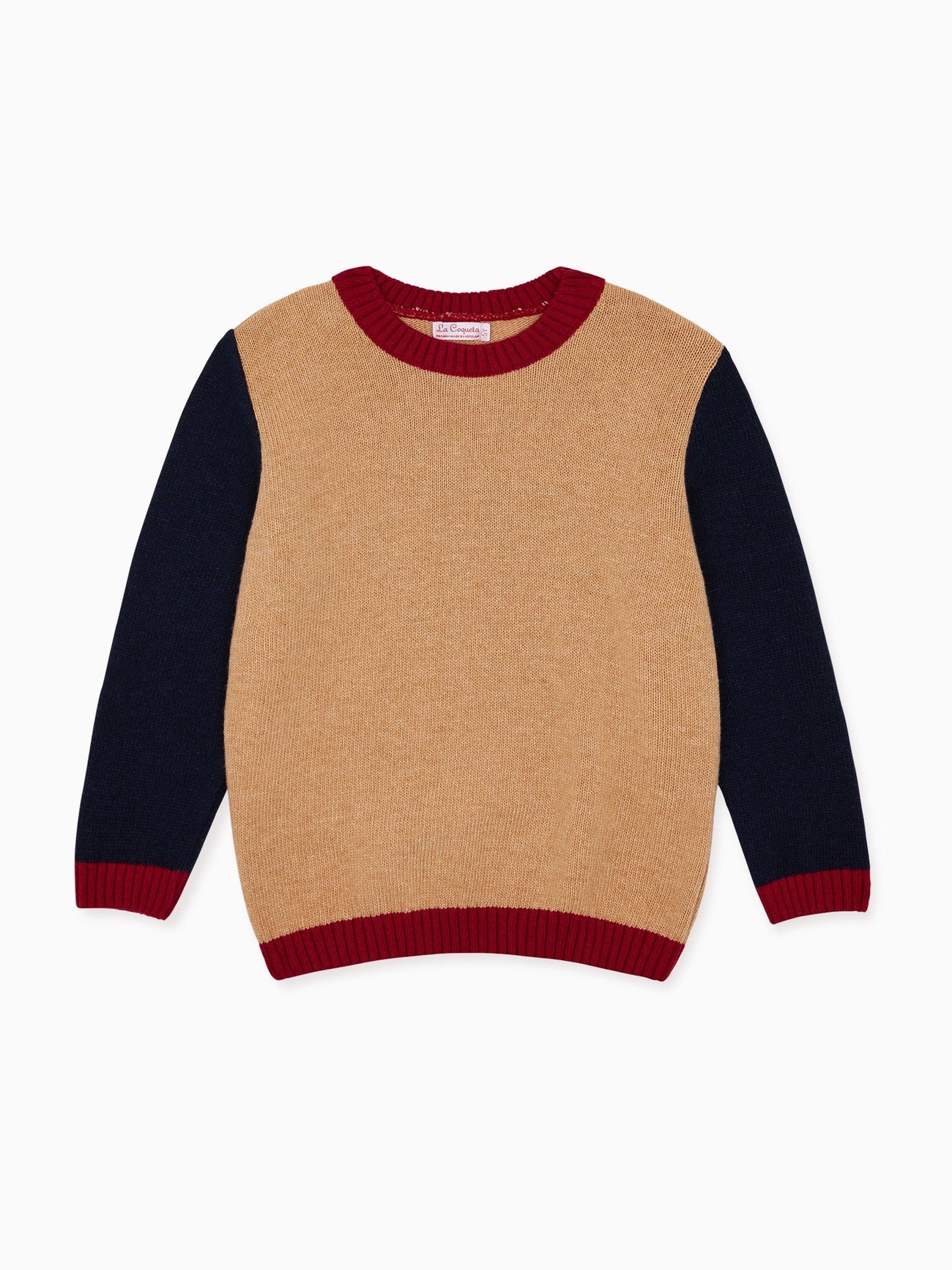 Camel Ancla Merino Boy Sweater
