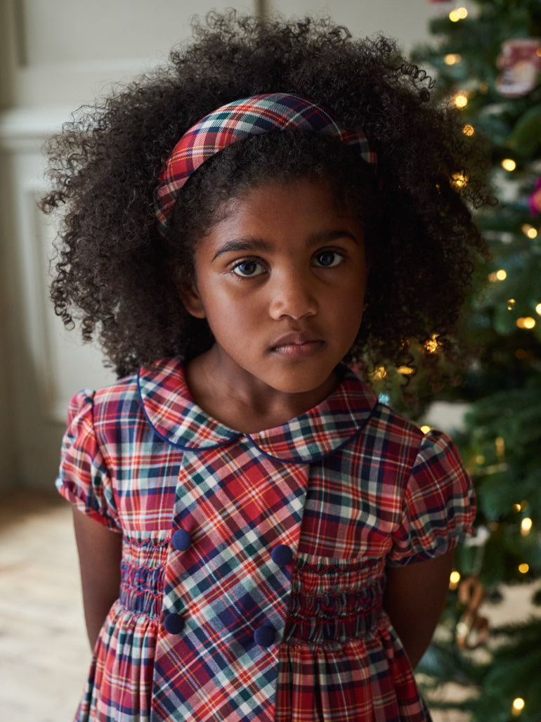 Red Arcadia Tartan Girl Dress