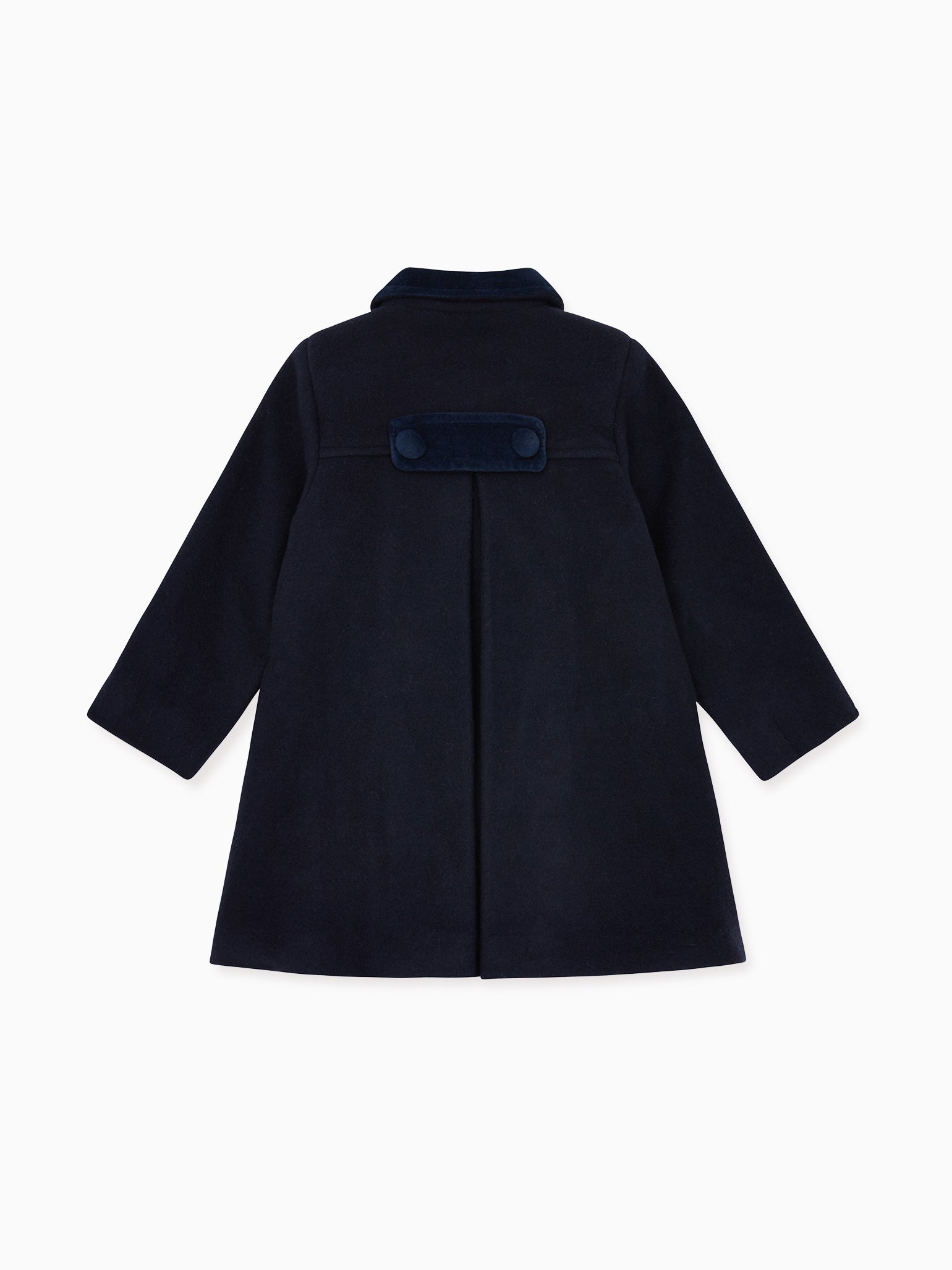 Ladies navy shop wool coat