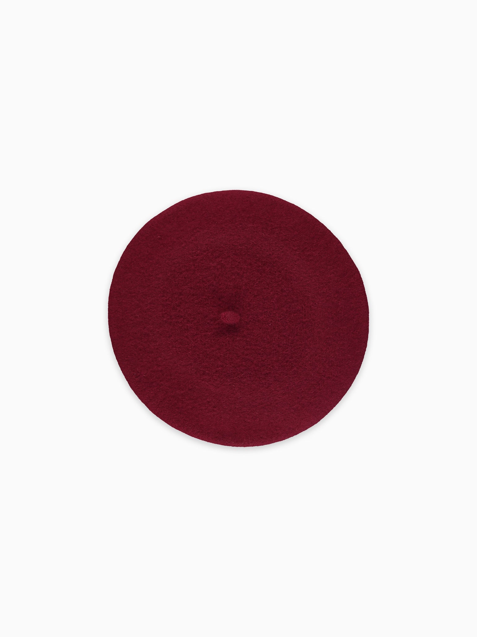 Burgundy Kids Wool Beret