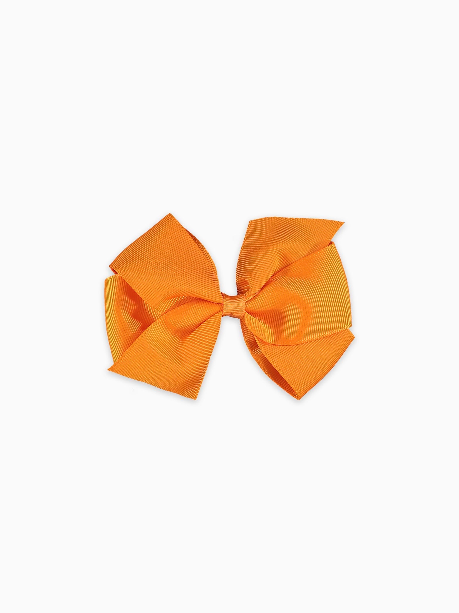 Orange Big Bow Girl Clip
