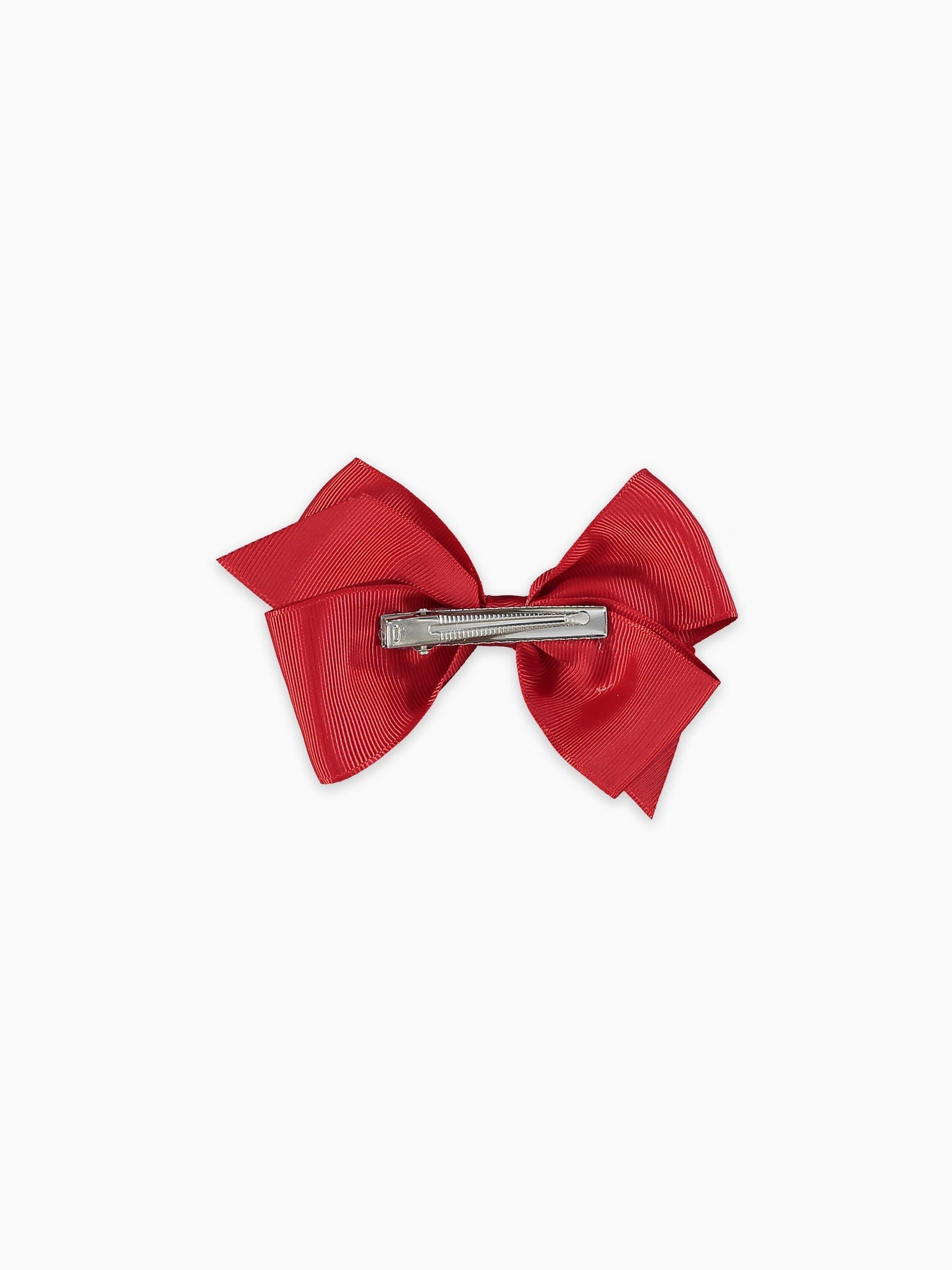 Red Big Bow Girl Clip