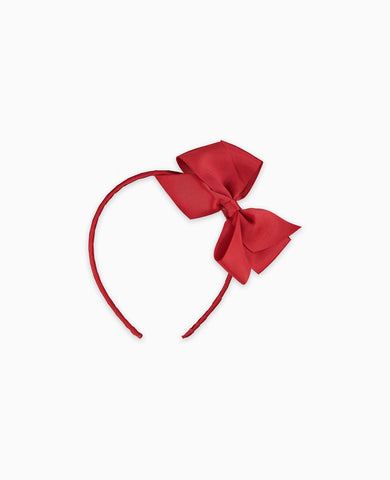 Red Big Bow Girl Headband