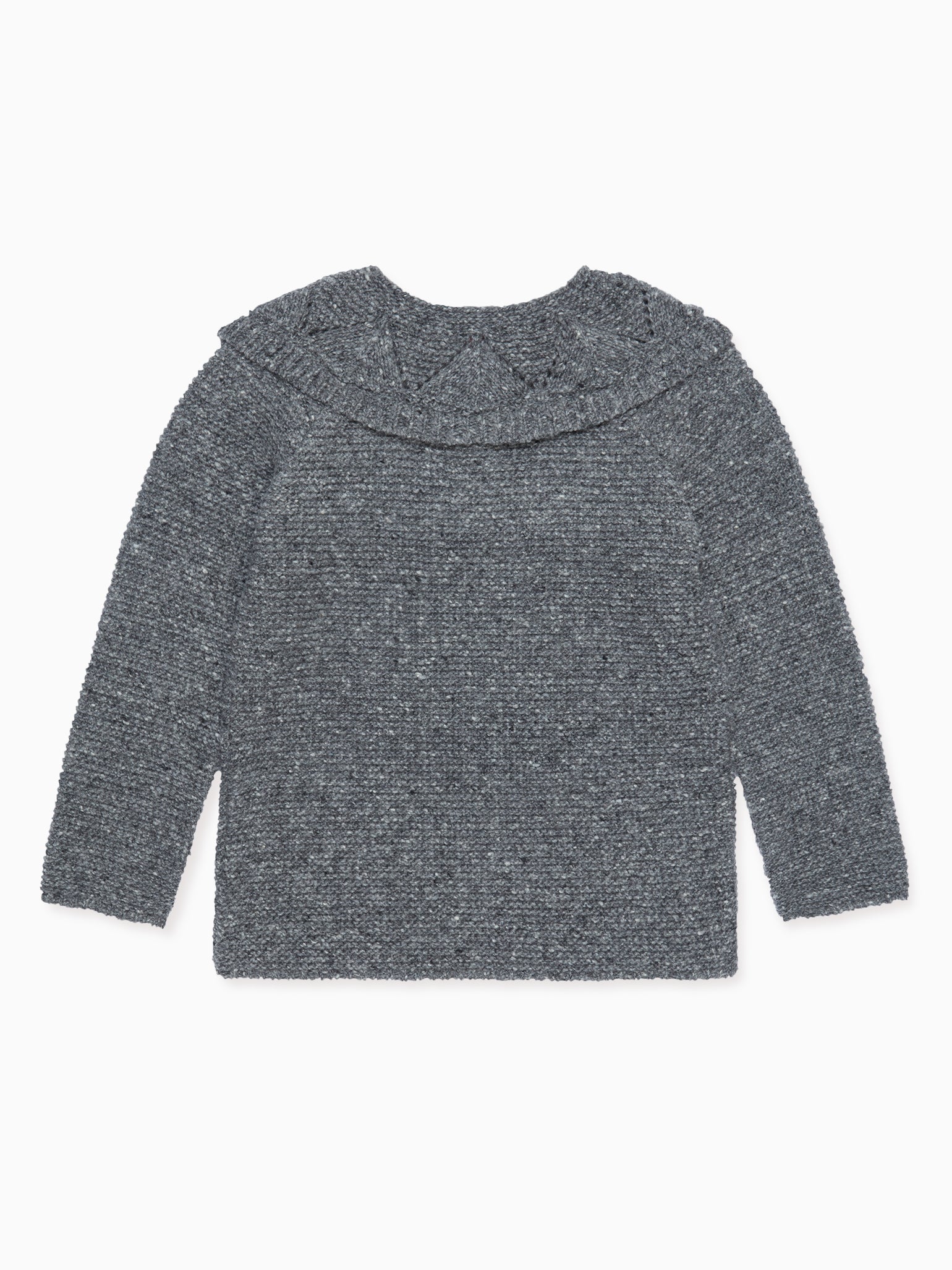 Grey Baena Merino Girl Cardigan