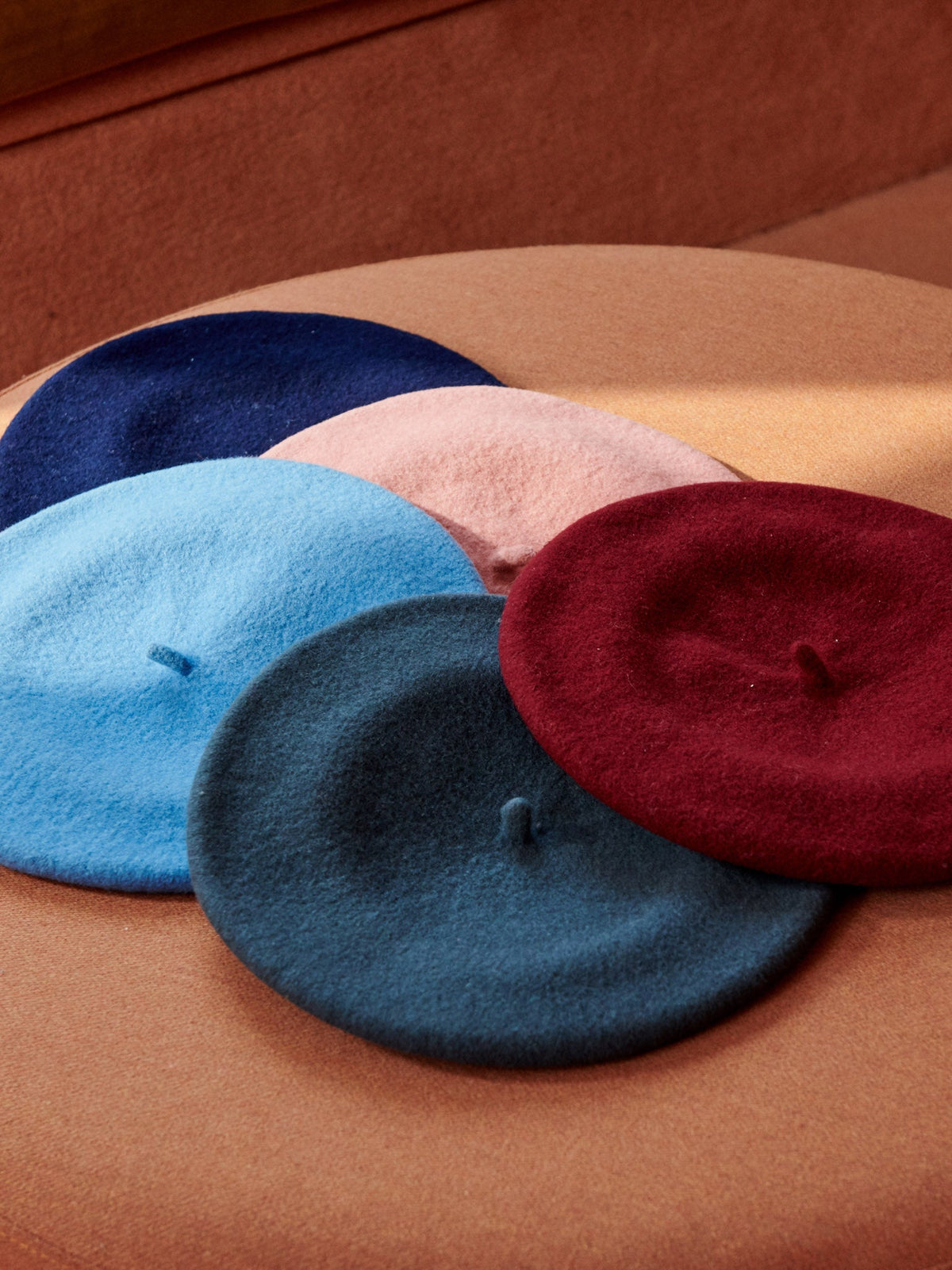 Blue Kids Wool Beret