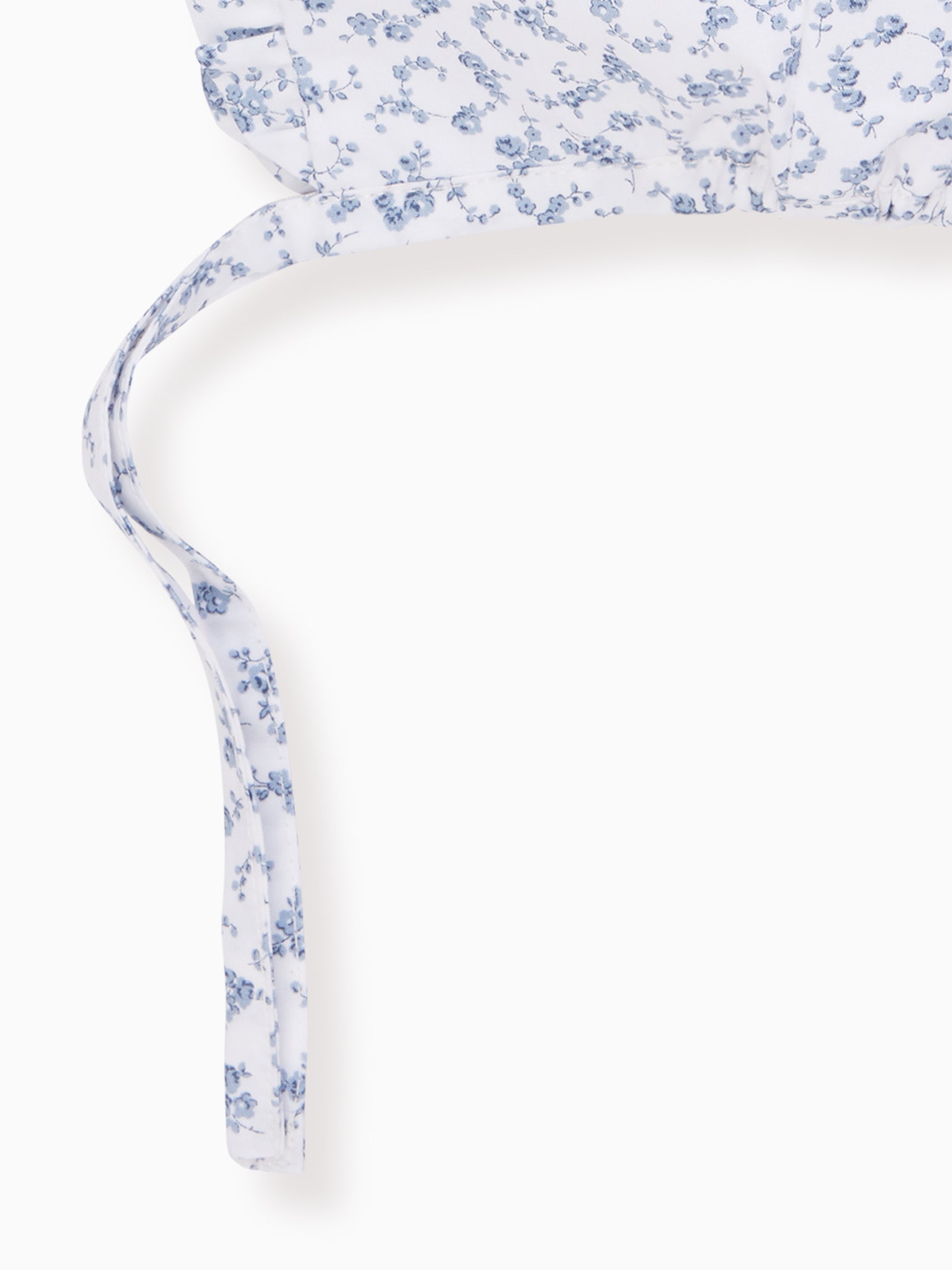 Blue Floral Varela Baby Bonnet