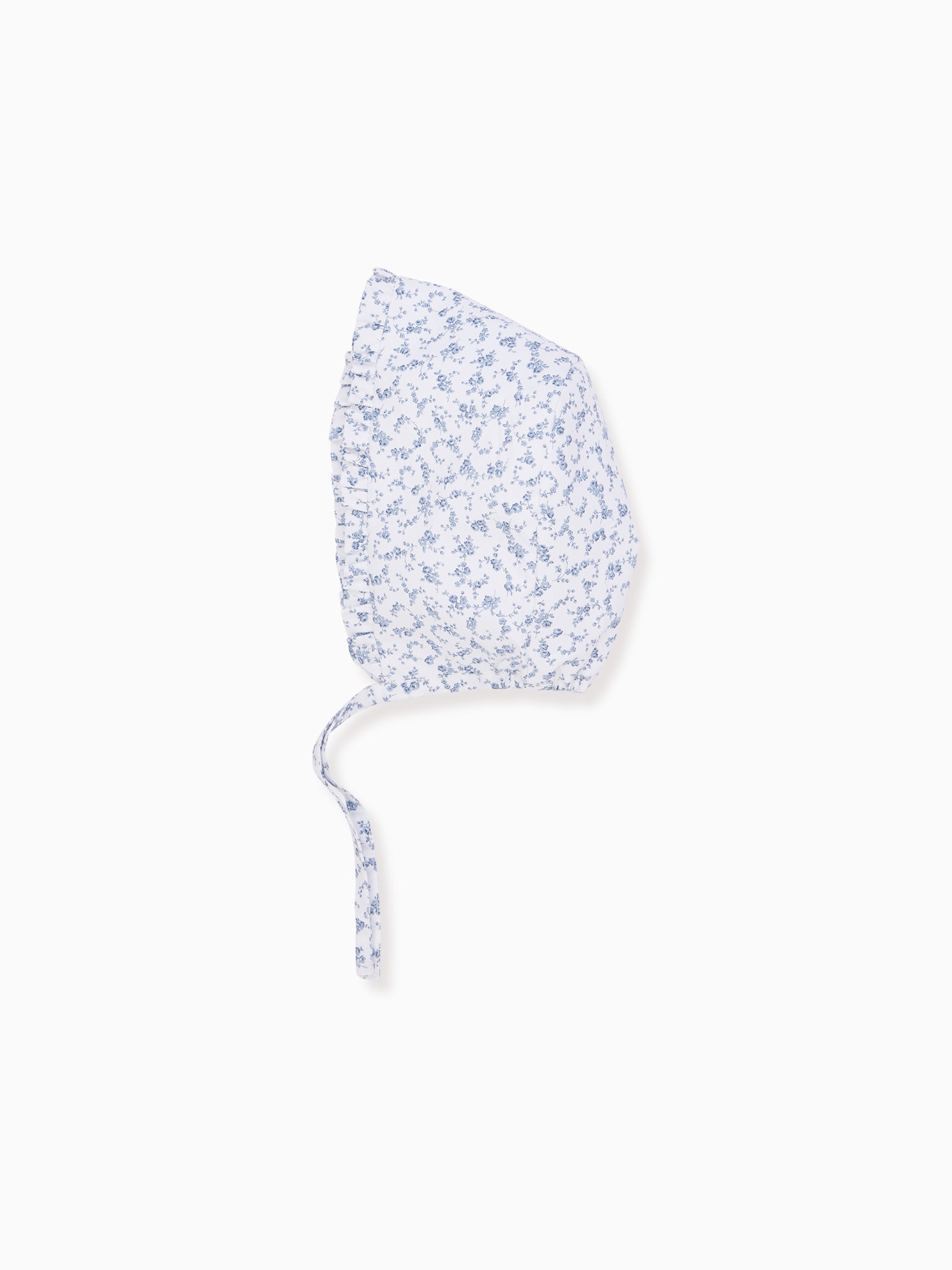 Blue Floral Varela Baby Bonnet