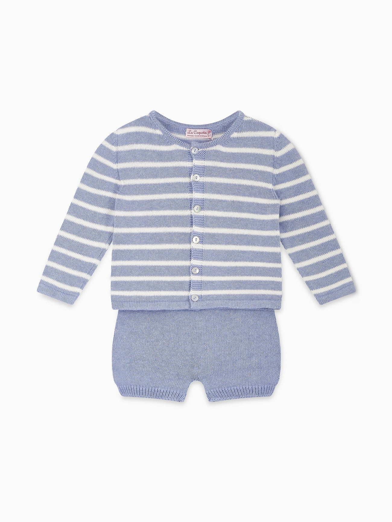 Blue Laica Cotton Baby Set