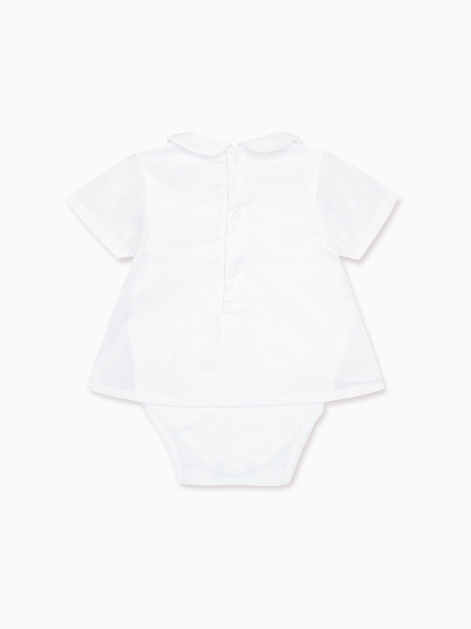 White Cara Baby Bodysuit