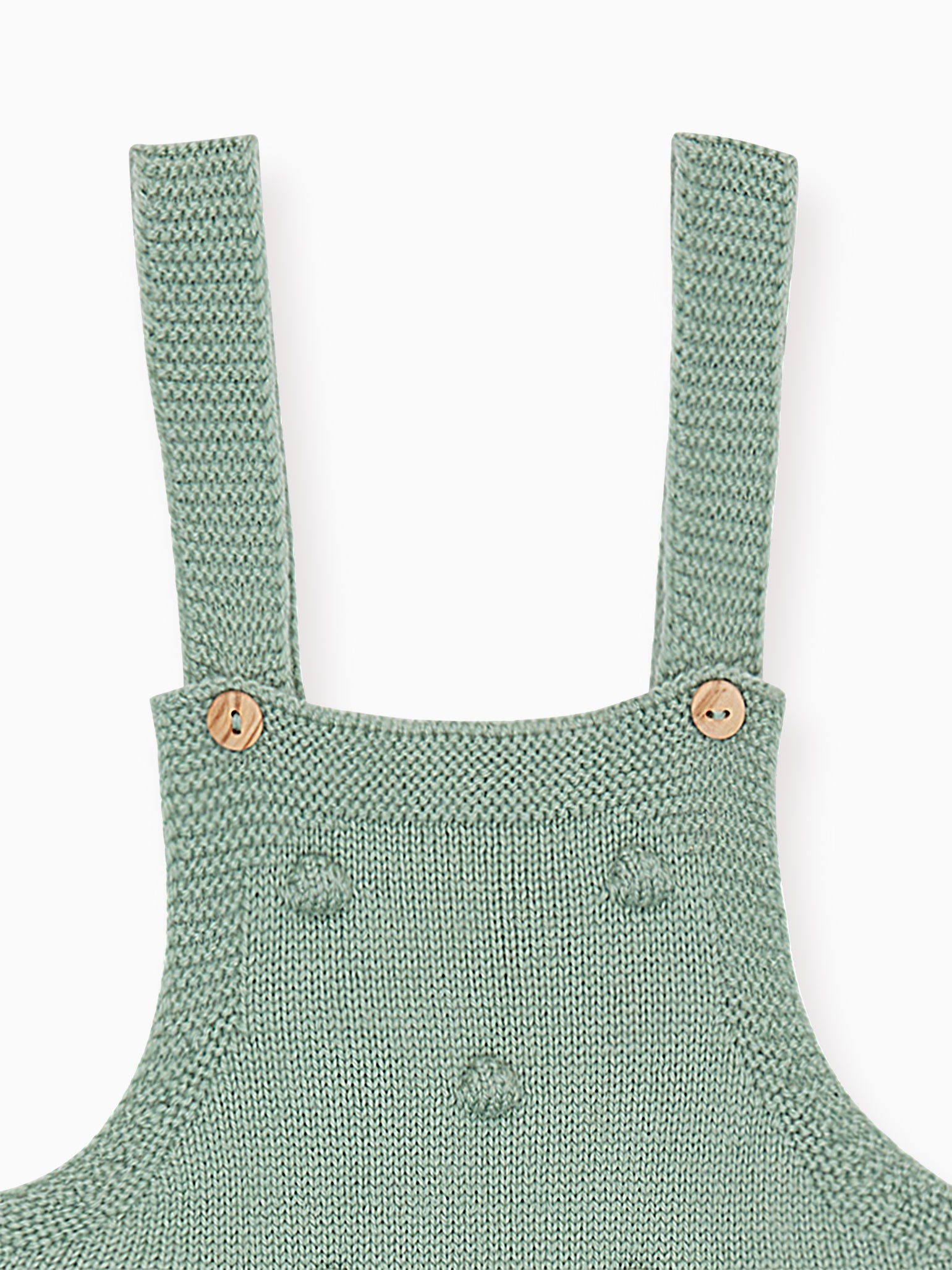 Sage Green Dima Merino Baby Overalls