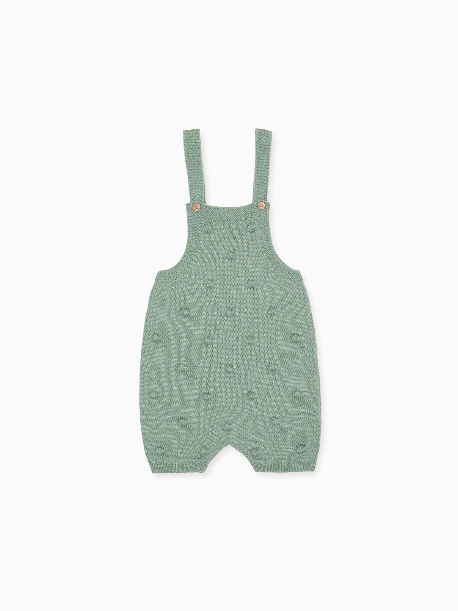 Sage Green Dima Merino Baby Overalls