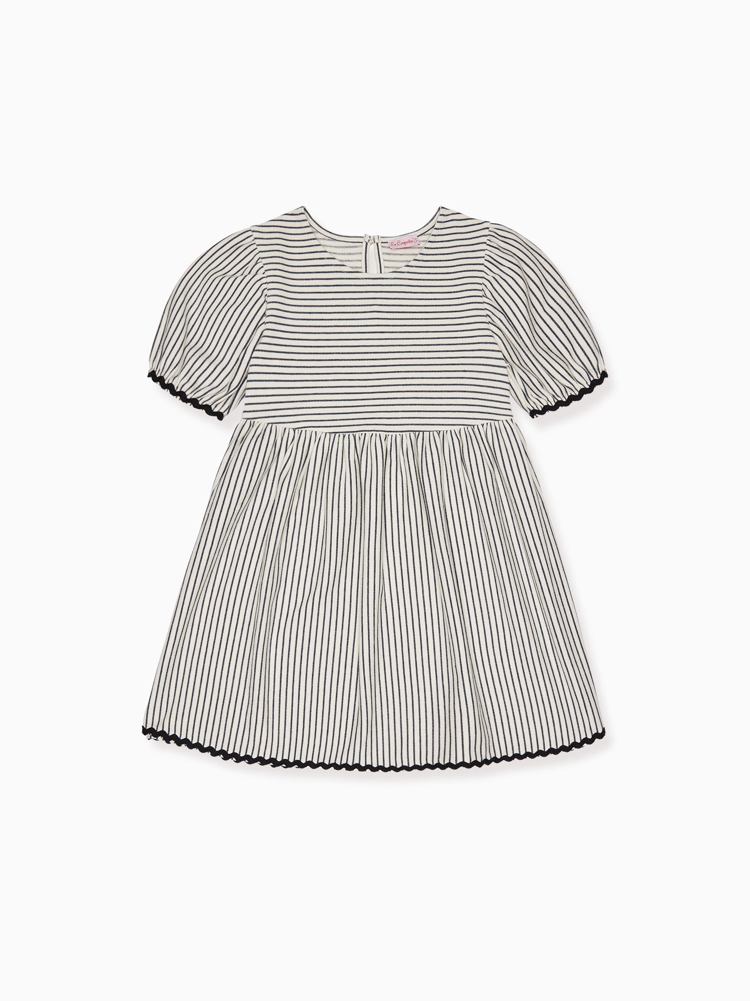 Navy Stripe Elea Girl Dress