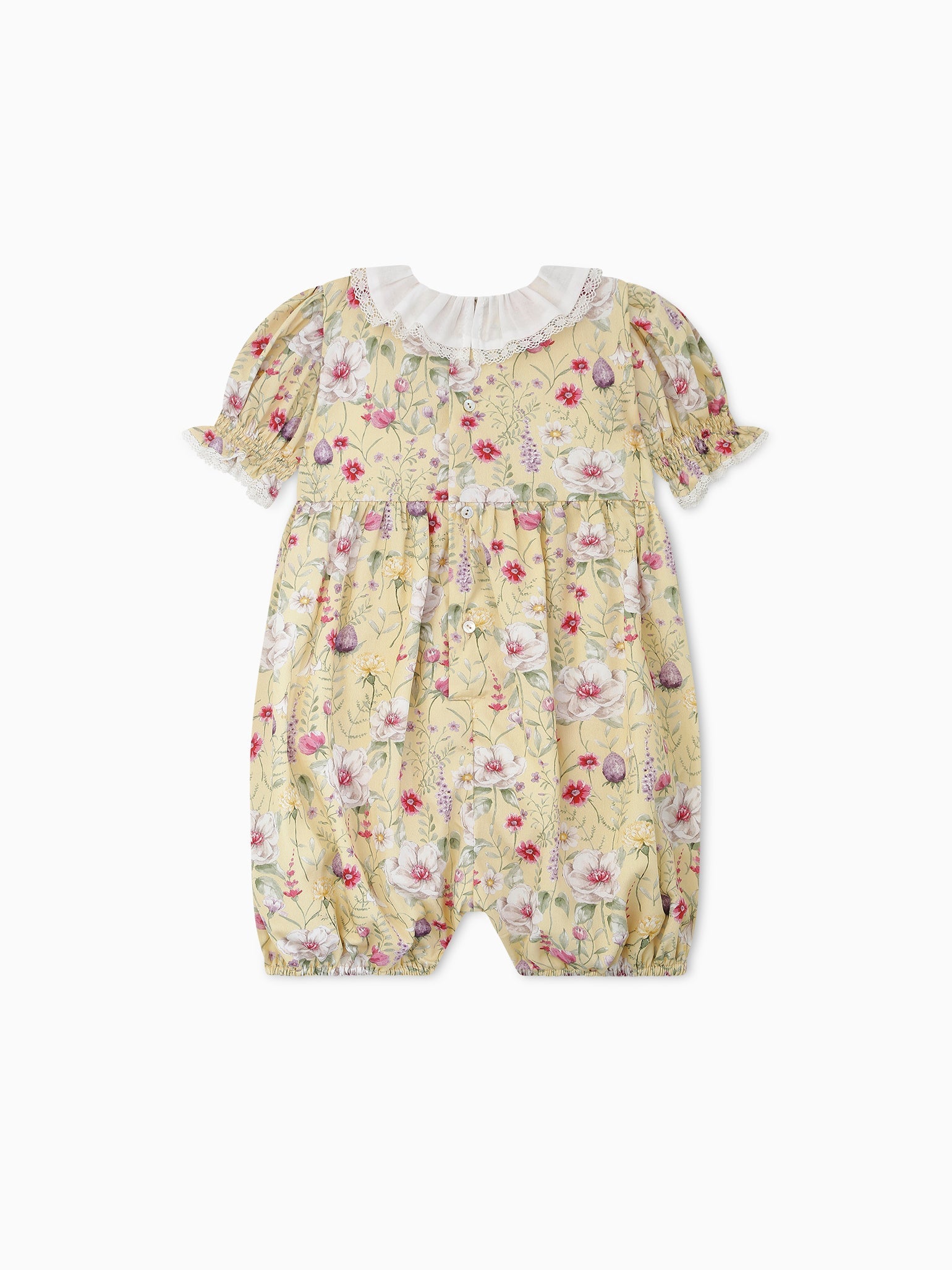 Yellow Floral Eloisa Baby Romper