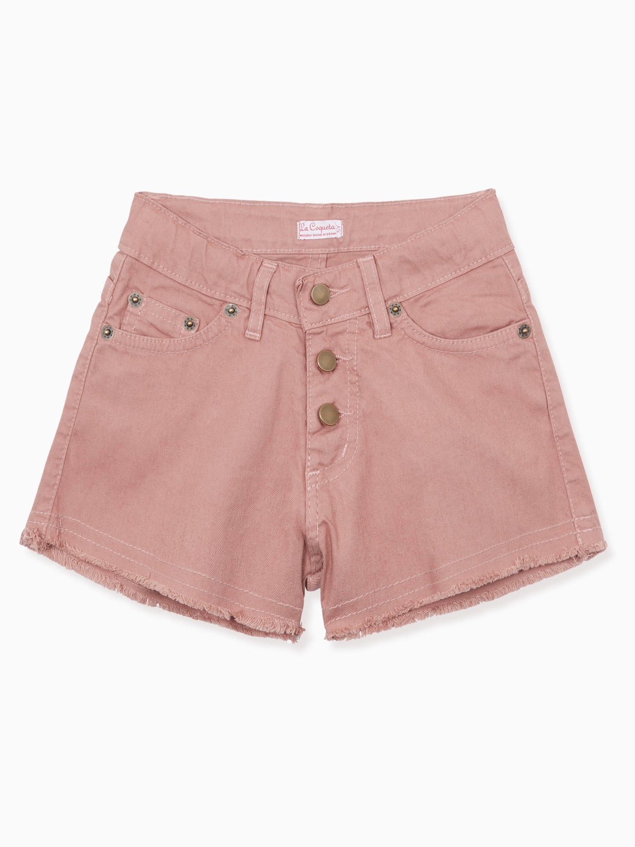 Dusty Pink Fleca Girl Shorts