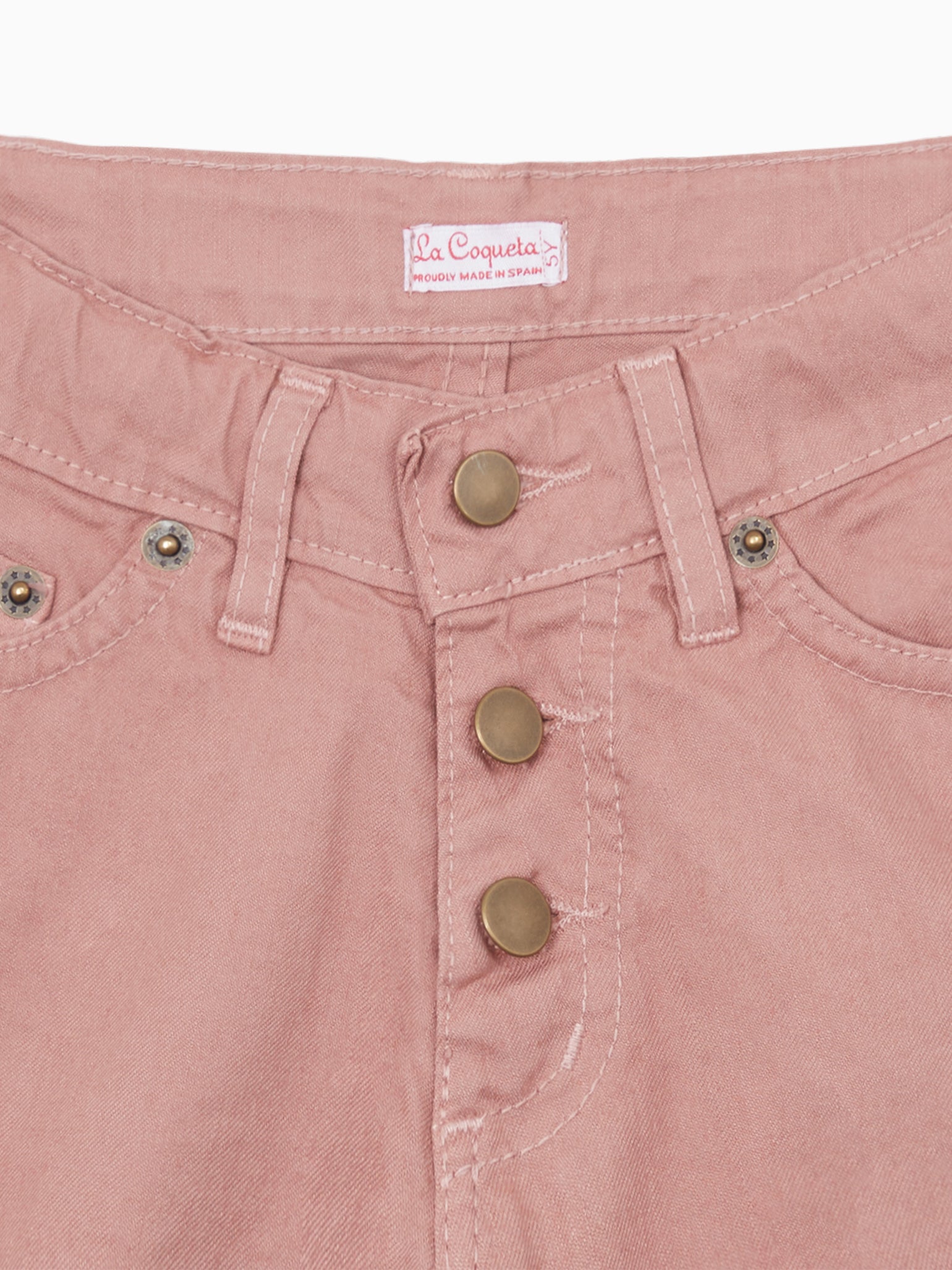 Dusty Pink Fleca Girl Shorts