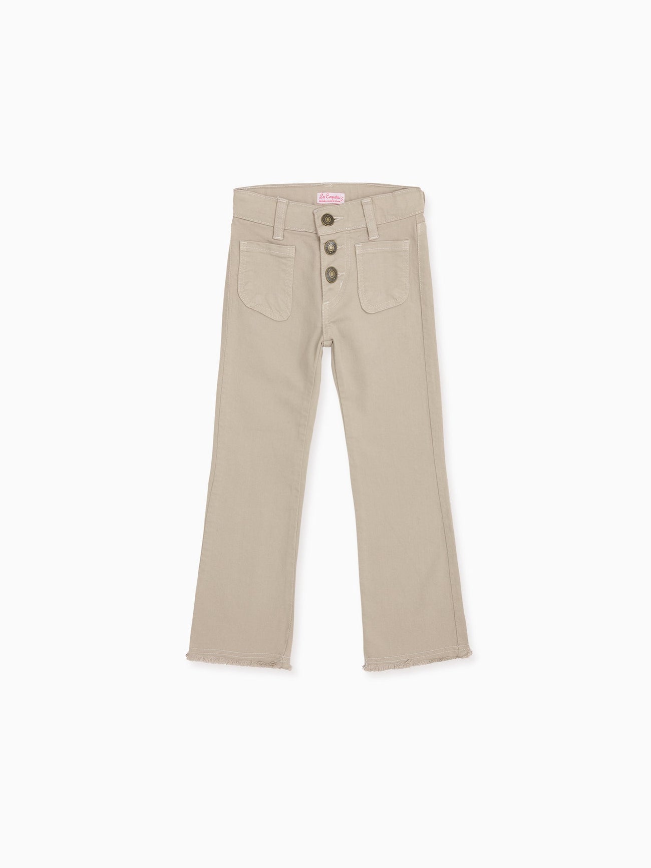 Taupe Fleca Girl Pants