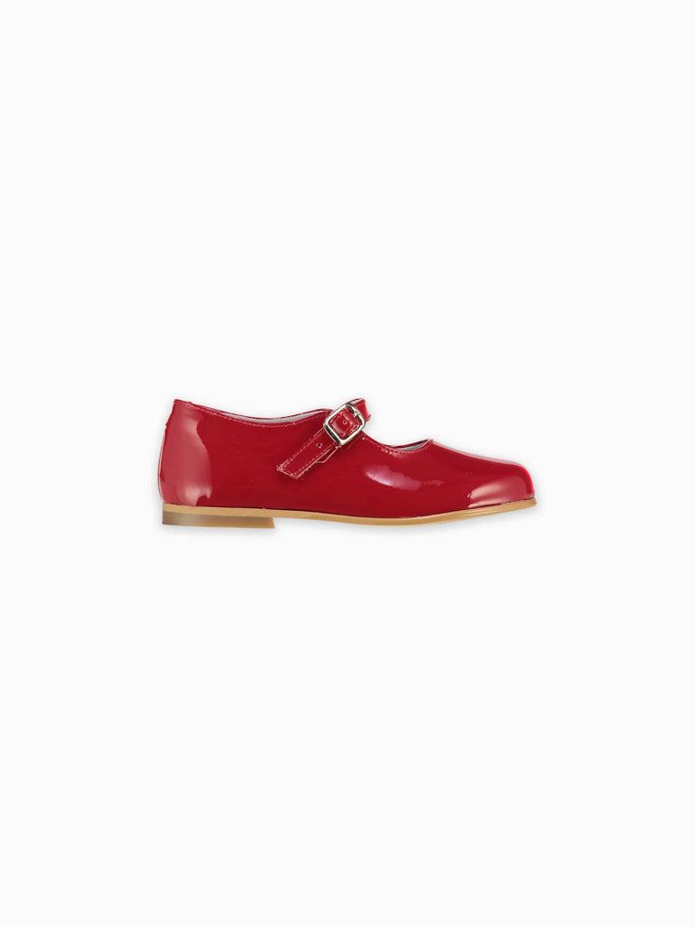 Red Patent Girl Mary Jane Shoes – La Coqueta Kids
